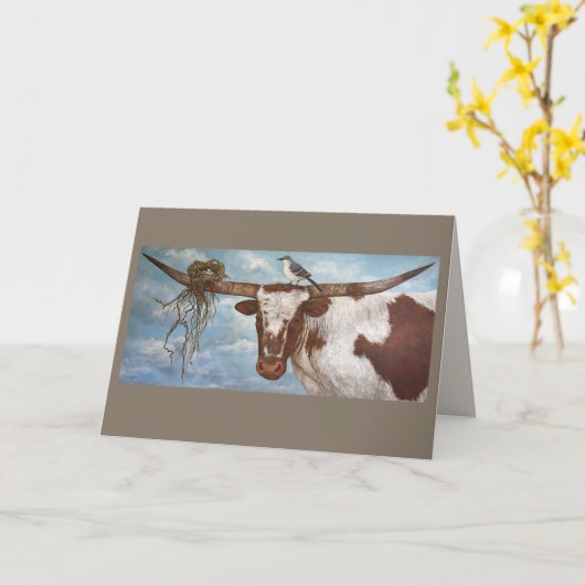 Een Lazy Day in Texas-kaart Kaart (Gele Bloem)