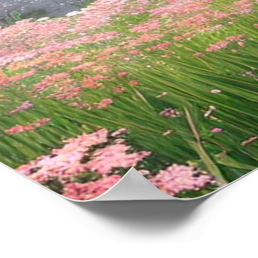 Een Lazy rivier door de tempel Poster (Hoek)