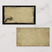 Eén leaping-hare- Prim Biz-kaart Visitekaartje (Voorkant / Achterkant)