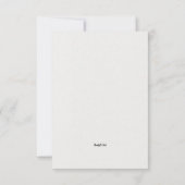 Een ledemaat toevoegen zwangerschapsaankondiging kaart (Achterkant)