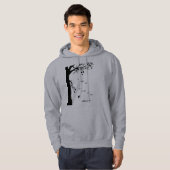 Eén leder Sweatshirt (Voorkant volledig)
