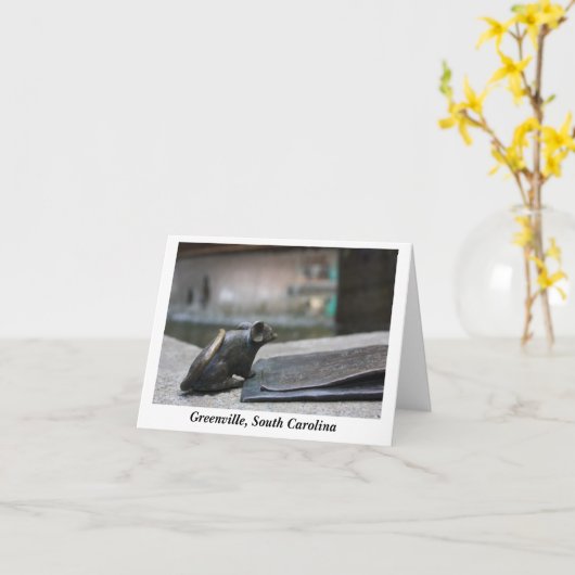 Een leergierige Muis Kaart (Gele Bloem)