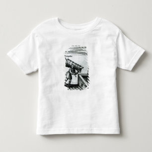Een leerling die water haalt uit een fontein kinder shirts