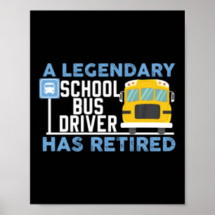 Een leerling van de Legendary School Bus heeft de  Poster
