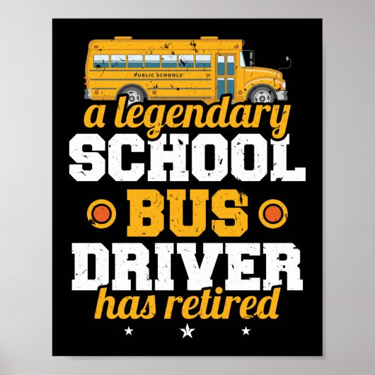 Een leerling van de Legendary School Bus is uitgeh Poster (Voorkant)