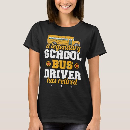Een leerling van de Legendary School Bus is uitgeh T-shirt (Voorkant)