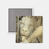 Een leeuw die de voet van Daniel likt Magneet (Voorkant / Achterkant)