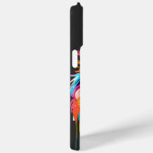 Een leeuw in een hoofdtelefoon Case-Mate iPhone case (Achterkant / Rechts)