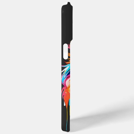 Een leeuw in een hoofdtelefoon Case-Mate iPhone case (Achterkant / Rechts)