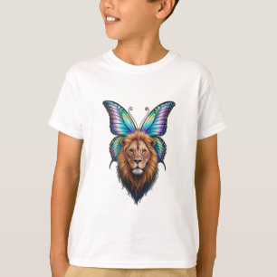 Een leeuw met vlindervleugels. t-shirt