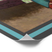 Een legante vrouw in de Élysée Montmartre Poster (Hoek)