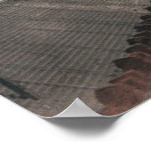 Een lege droogdok, marinescheepswerf poster (Hoek)