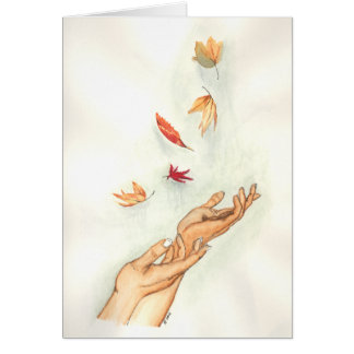 Een lege kaart aanbieden