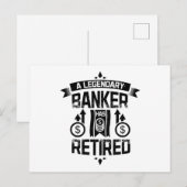 Een legendarische bakker is met pensioen gegaan briefkaart (Voorkant / Achterkant)