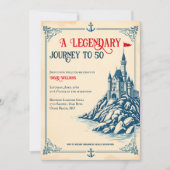 Een legendarische reis naar 50 nautische kasteel v kaart (Voorkant)