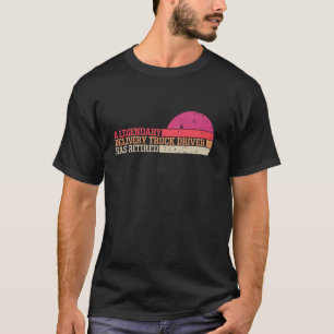 Een legendarische vrachtwagenchauffeur heeft Reti T-shirt