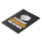 Een legende ambtenaar heeft pensioen 2019 gepensio notitieboek (Linkerzijde)