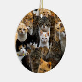 Een leger van katten, Aoshima-eiland, Japan Keramisch Ornament (Rechts)