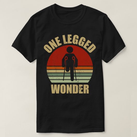Eén Legged Wonder T-shirt (Design voorkant)