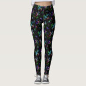 Een legging met sterren. (Voorkant)