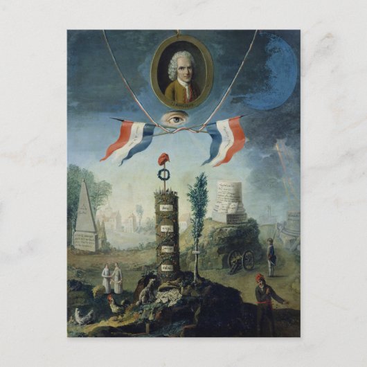 Een legoir van de Revolutie Briefkaart (Voorkant)