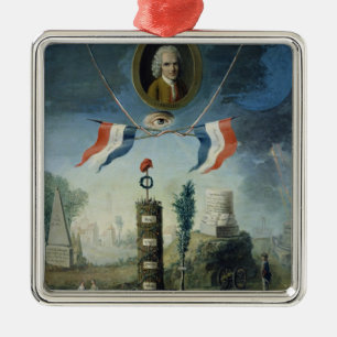 Een legoir van de Revolutie Metalen Ornament
