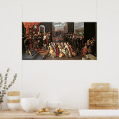 Een legory van de Tyranny van de Hertog van Alba Poster (Keuken)