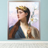 Een legory van Overwinning door Jules Joseph Lefeb Canvas Afdruk (Insitu (Houten vloer))