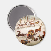 Een lek uit op de sneeuwmagneet magneet (Voorkant / Achterkant)