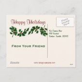 Een lekkage op de Kaart van de sneeuwkerst (Achterkant)