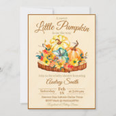 Een lekker Baby shower pompoen Kaart (Voorkant)