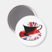 Een lekker kopje Engelse thee Magneet (Voorkant / Achterkant)