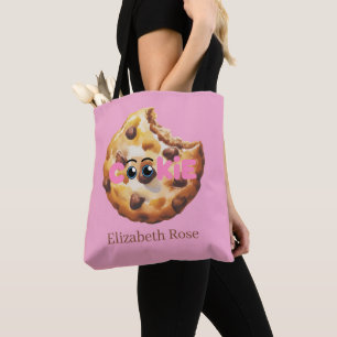 Een Lekker Zoet Roze Baby Shower Koekje Tote Bag