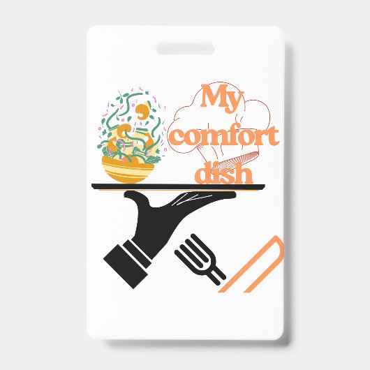 Een lekkerbekje zijn ding badge (Voorzijde)