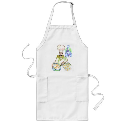 Een lekkere traktatie, Apron Lang Schort (Voorkant)