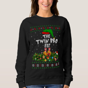 Een lelijke familie met tweelingse kerstmis trui