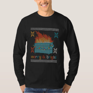 Een lelijke kerstazweefvliegtuig met vuurzee en t-shirt