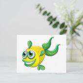 Een lelijke vis briefkaart (Staand voorkant)