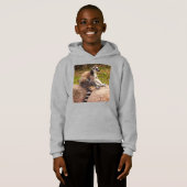 een lemur van Madagaskar op pullover hoodie (Voorkant volledig)
