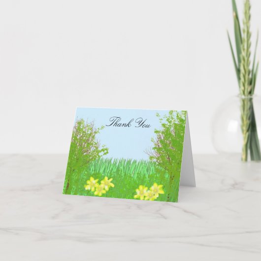 Een lente dag bedankt (Voorkant)