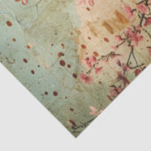 Een lente-ephemera-serie ontwerp #14 tissuepapier (Detail)