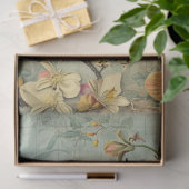 Een lente-ephemera-serie ontwerp #2 tissuepapier (Geschenk)