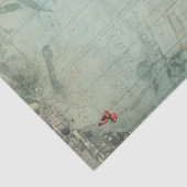 Een lente-ephemera-serie ontwerp #2 tissuepapier (Detail)
