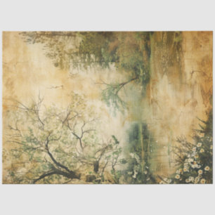 Een lente-ephemera-serie ontwerp #3 tissuepapier