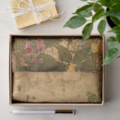 Een lente-ephemera-serie ontwerp #9 tissuepapier (Geschenk)