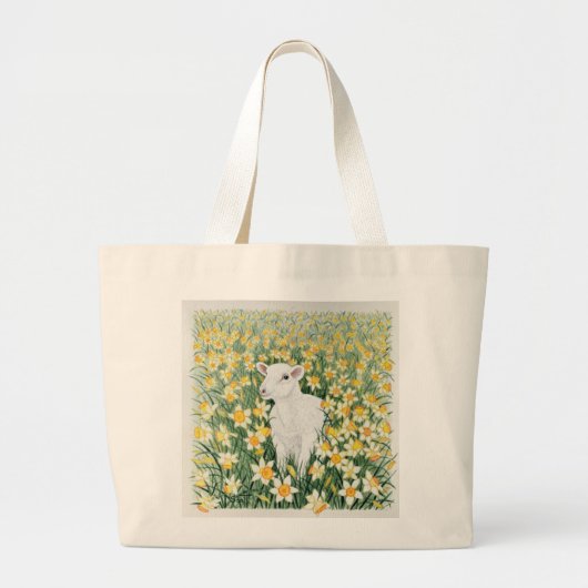 Een lente in de Stap Grote Tote Bag (Voorkant)