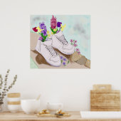Een lente in je stap poster (Keuken)