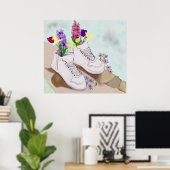 Een lente in je stap poster (Thuiskantoor)