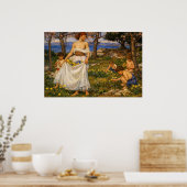 Een Lente Lied door John William Waterhouse Poster (Keuken)
