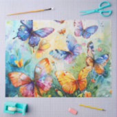 Een lente vlinder serie ontwerp #18 tissuepapier (Craft)